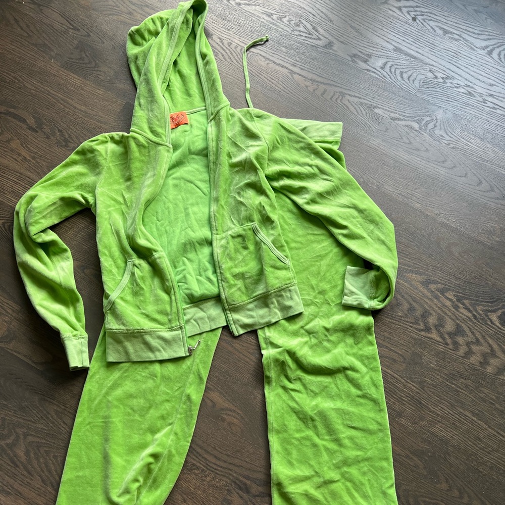 Juicy Couture Jacket and Pants Green